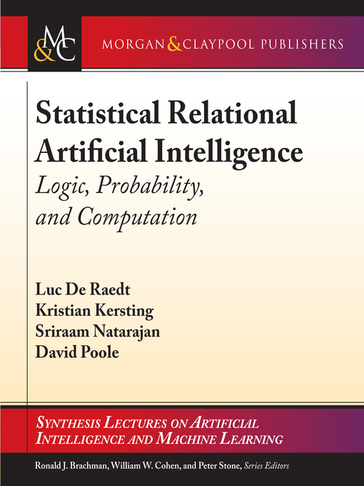 Title details for Statistical Relational Artificial Intelligence by Luc De Raedt - Available